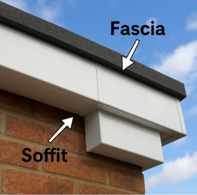 Fascia and soffit diagram