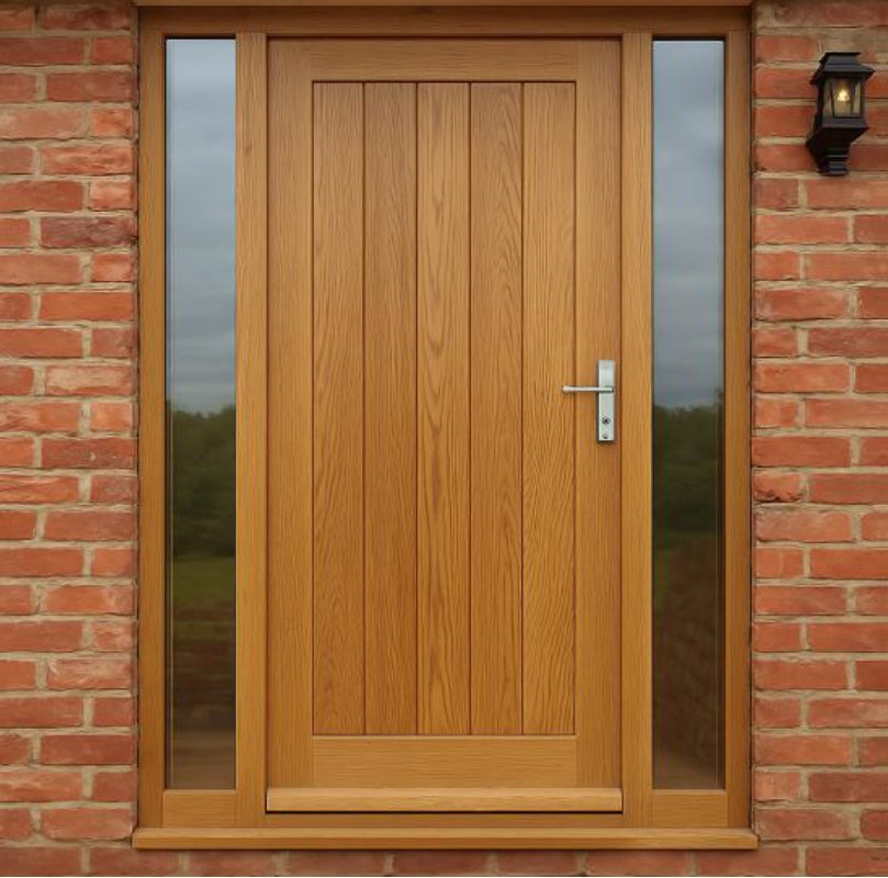 Hardwood door example