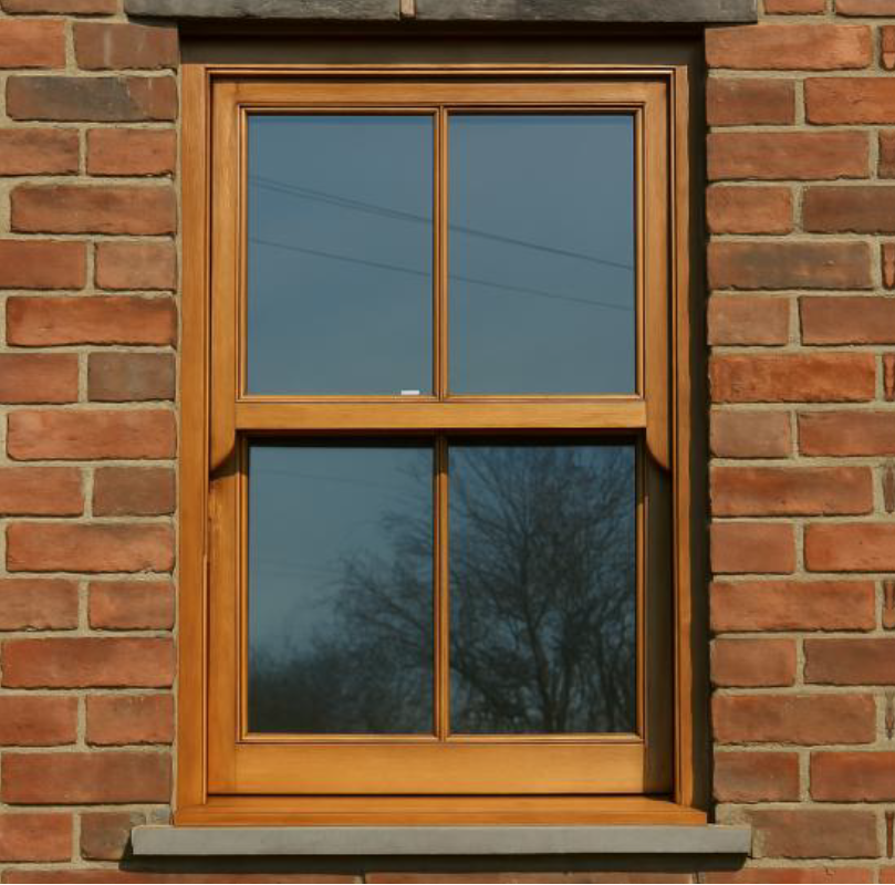 Hardwood window example