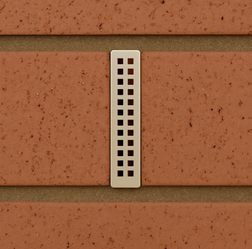 Weep vent in mortar joint
